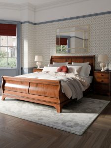 Laura Ashley Broughton 5ft Bedframe in Dark Finish | Shackletons