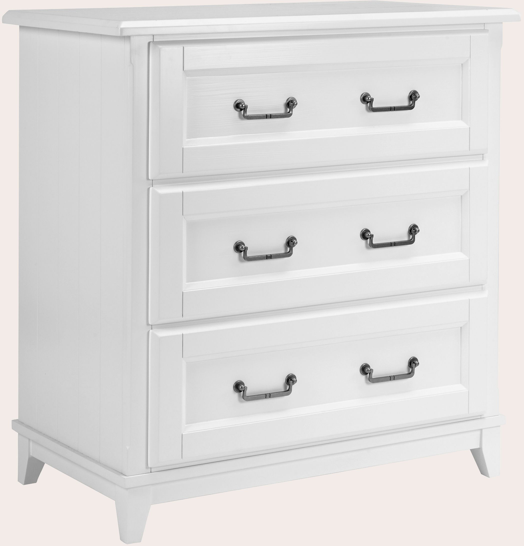 Laura Ashley Devon 3 Drawer Chest in White