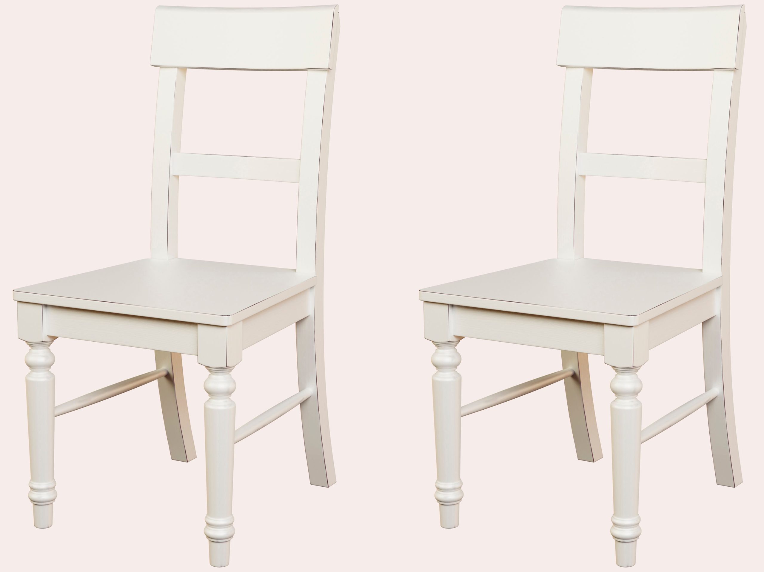 Laura Ashley Dorset Pair of Dining Chairs in White