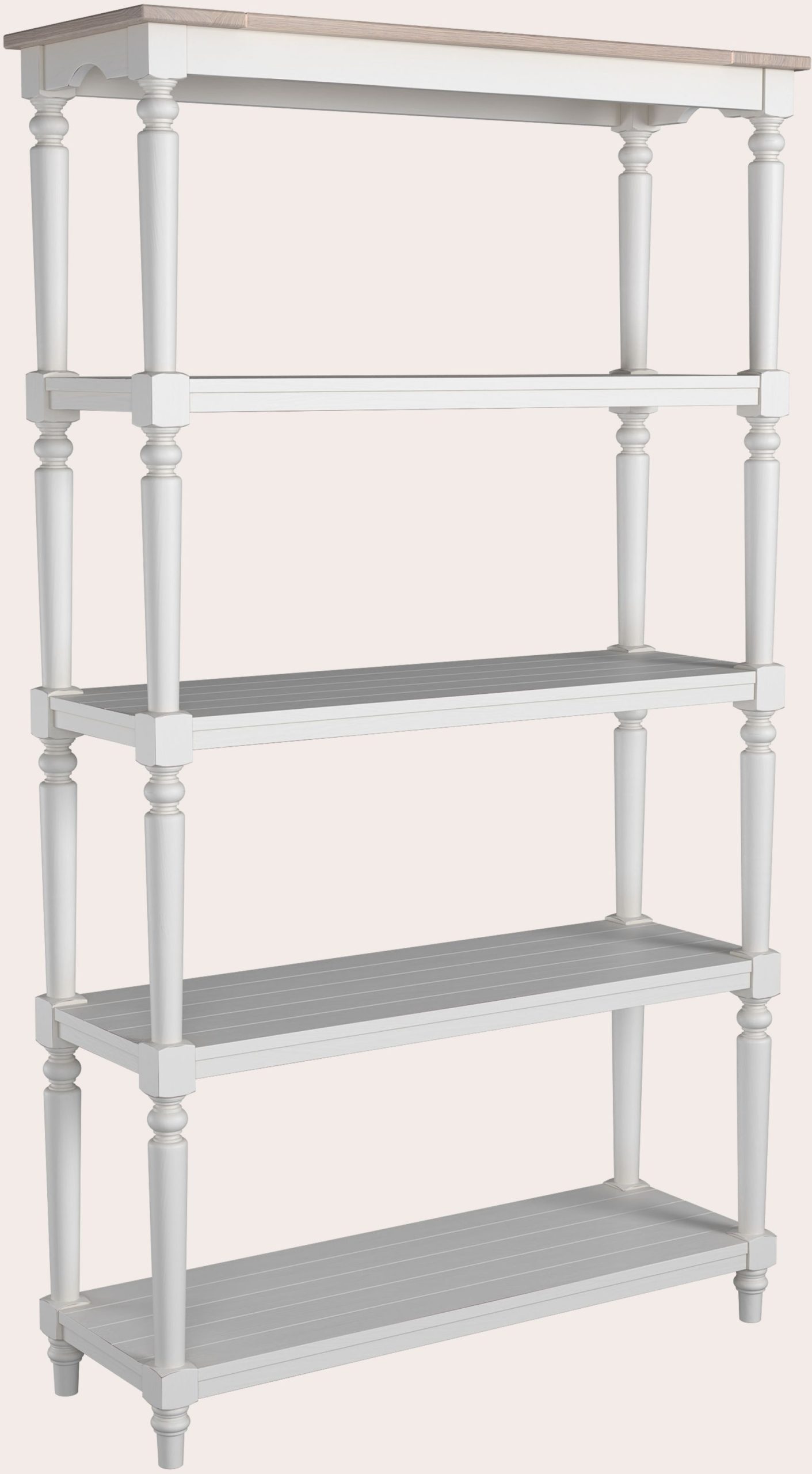 Laura Ashley Dorset Open Bookcase in White