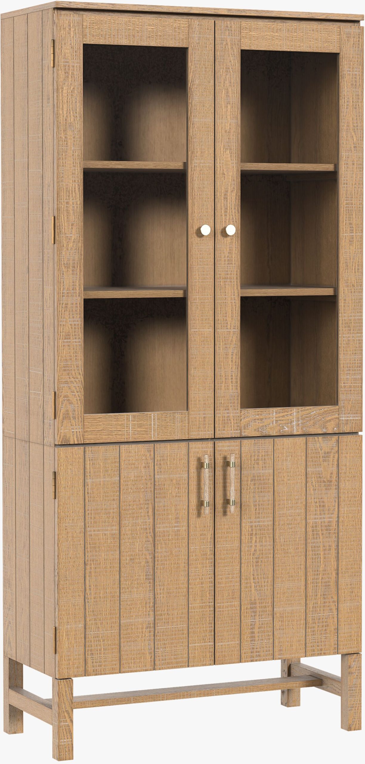 Laura Ashley Braystone 4 Door Glazed Cabinet