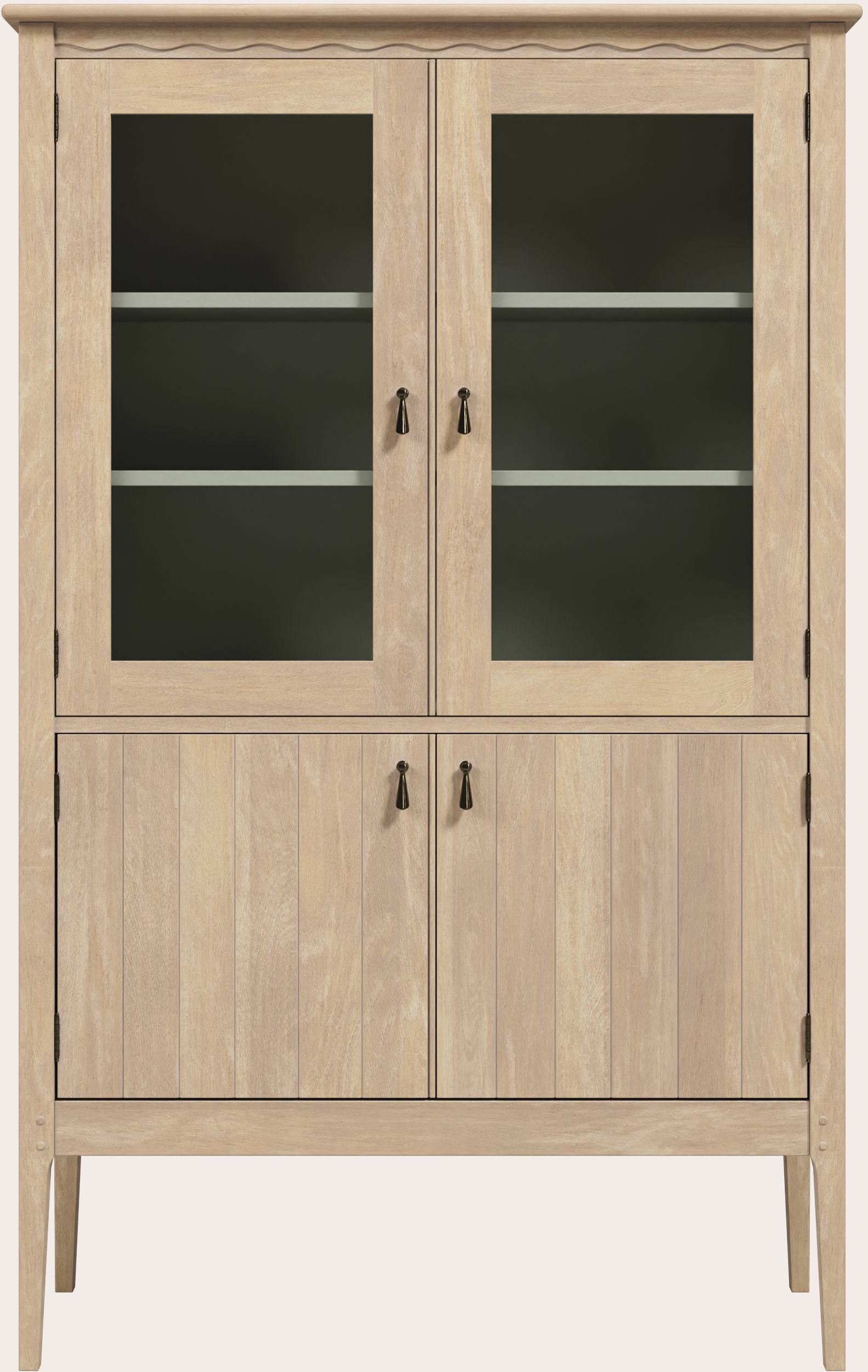 Laura Ashley Calford 4 Door Glazed Cabinet