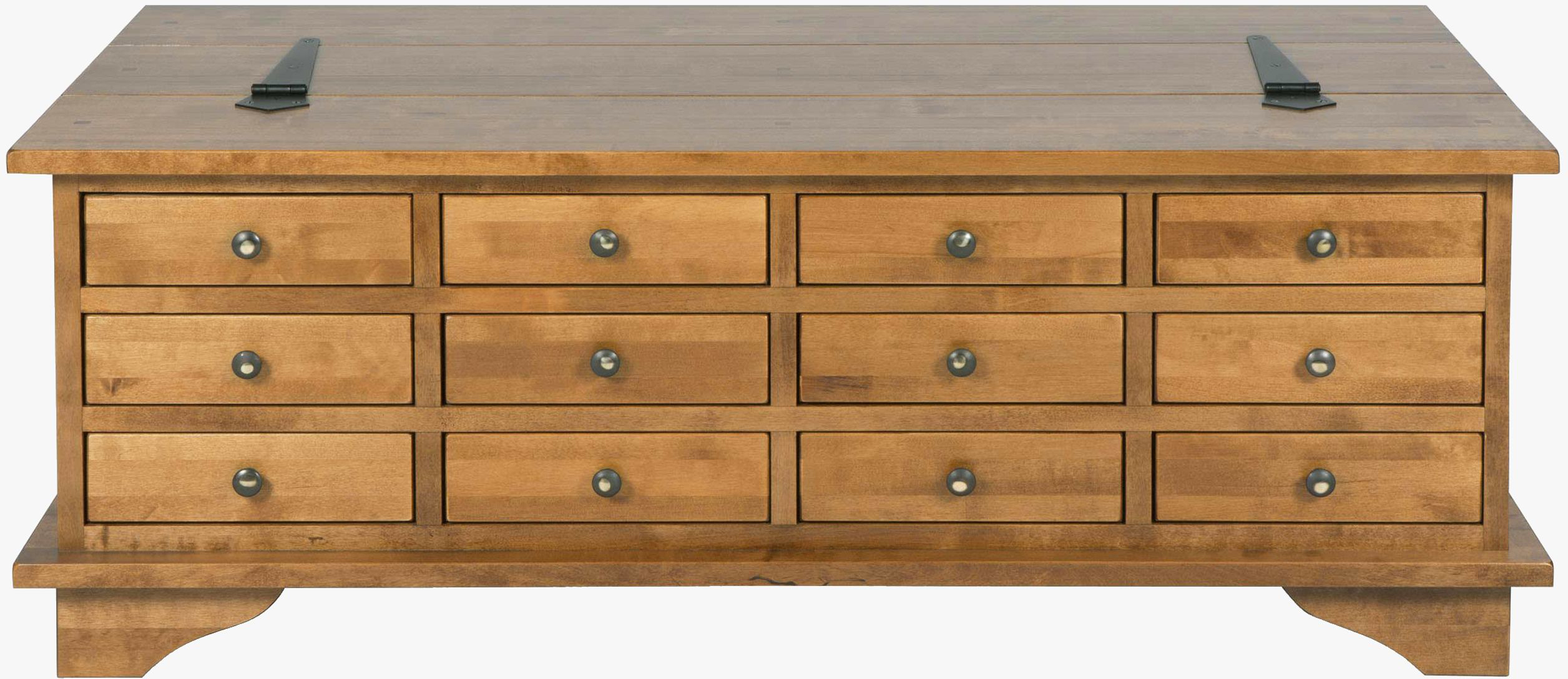 Laura Ashley Garrat Honey 12 Drawer Coffee Table