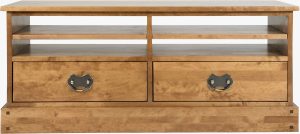 Laura Ashley Garrat Honey 2 Drawer TV Unit | Shackletons