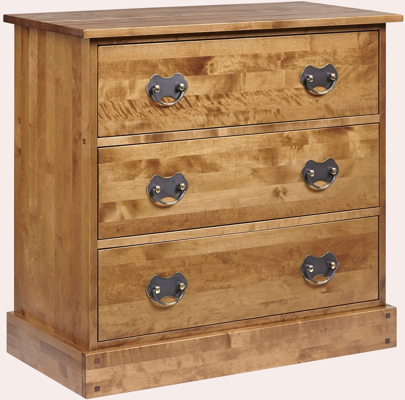 Laura Ashley Garrat Honey 3 Drawer Chest