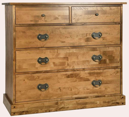 Laura Ashley Garrat Honey 2+3 Drawer Chest