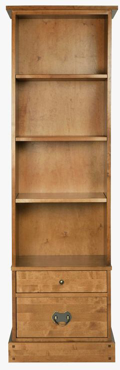 Laura Ashley Garrat Honey 2 Drawer Single Bookcase