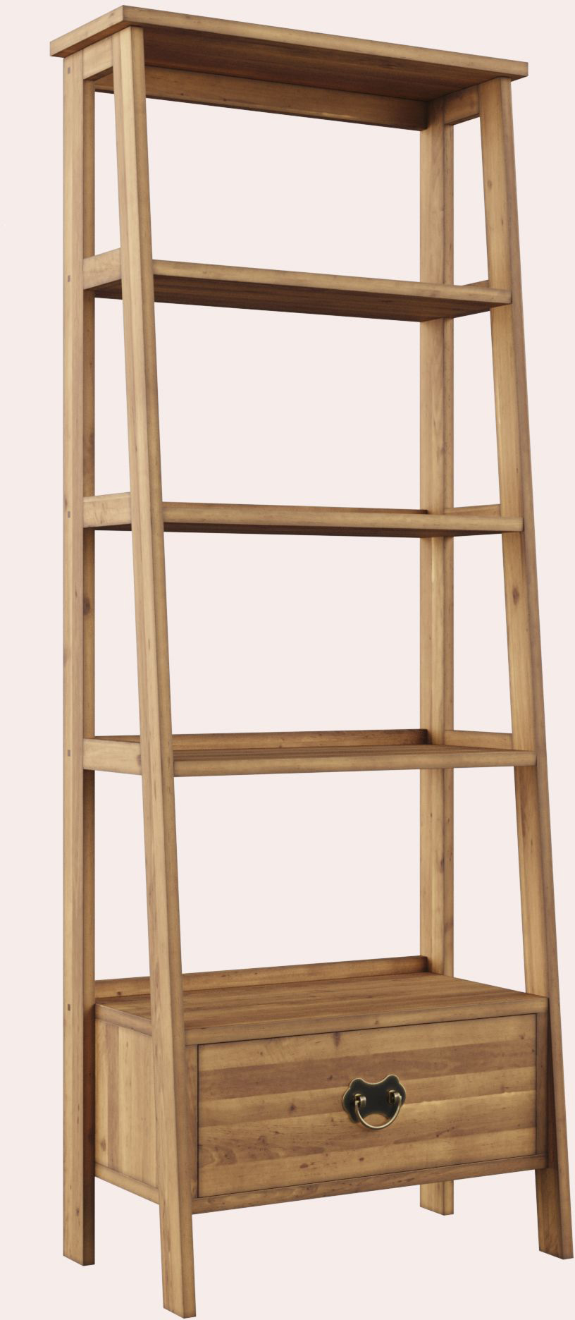 Laura Ashley Garrat Honey Ladder Shelving Unit