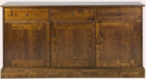 Laura Ashley Garrat Chestnut 3 Door 3 Drawer Sideboard | Shackletons