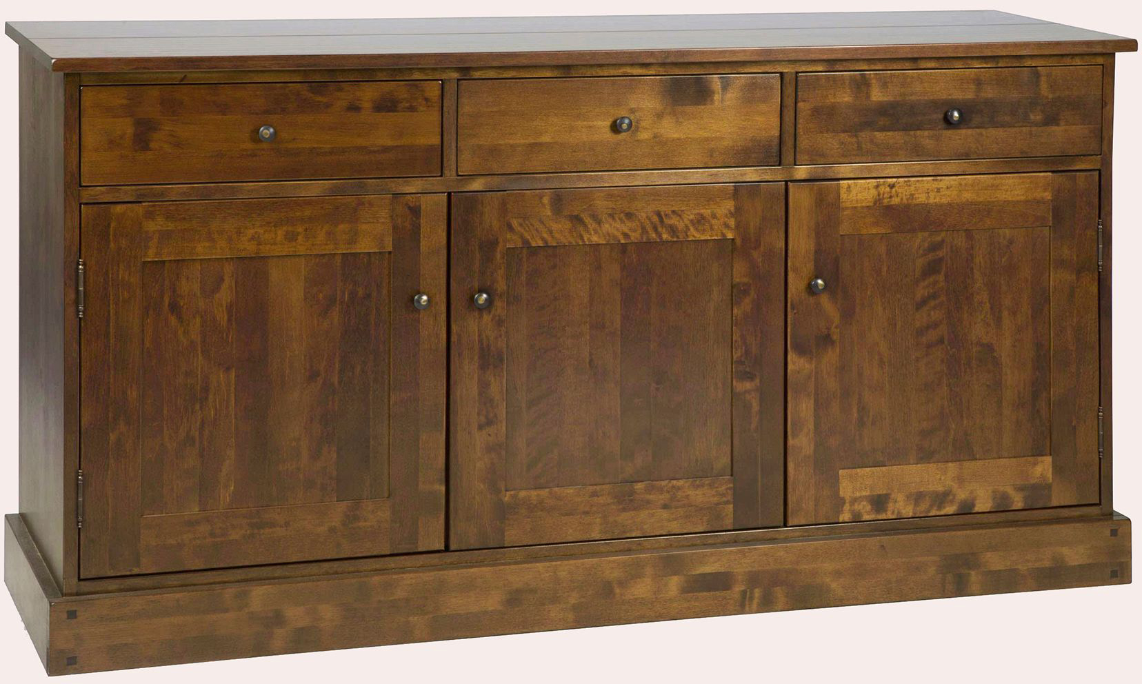 Laura Ashley Garrat Chestnut 3 Door 3 Drawer Sideboard