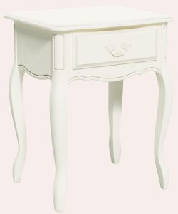 Laura Ashley Provencale Ivory 1 Drawer Side Table | Shackletons