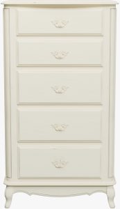 Laura Ashley Provencale Ivory 5 Drawer Tall Chest | Shackletons