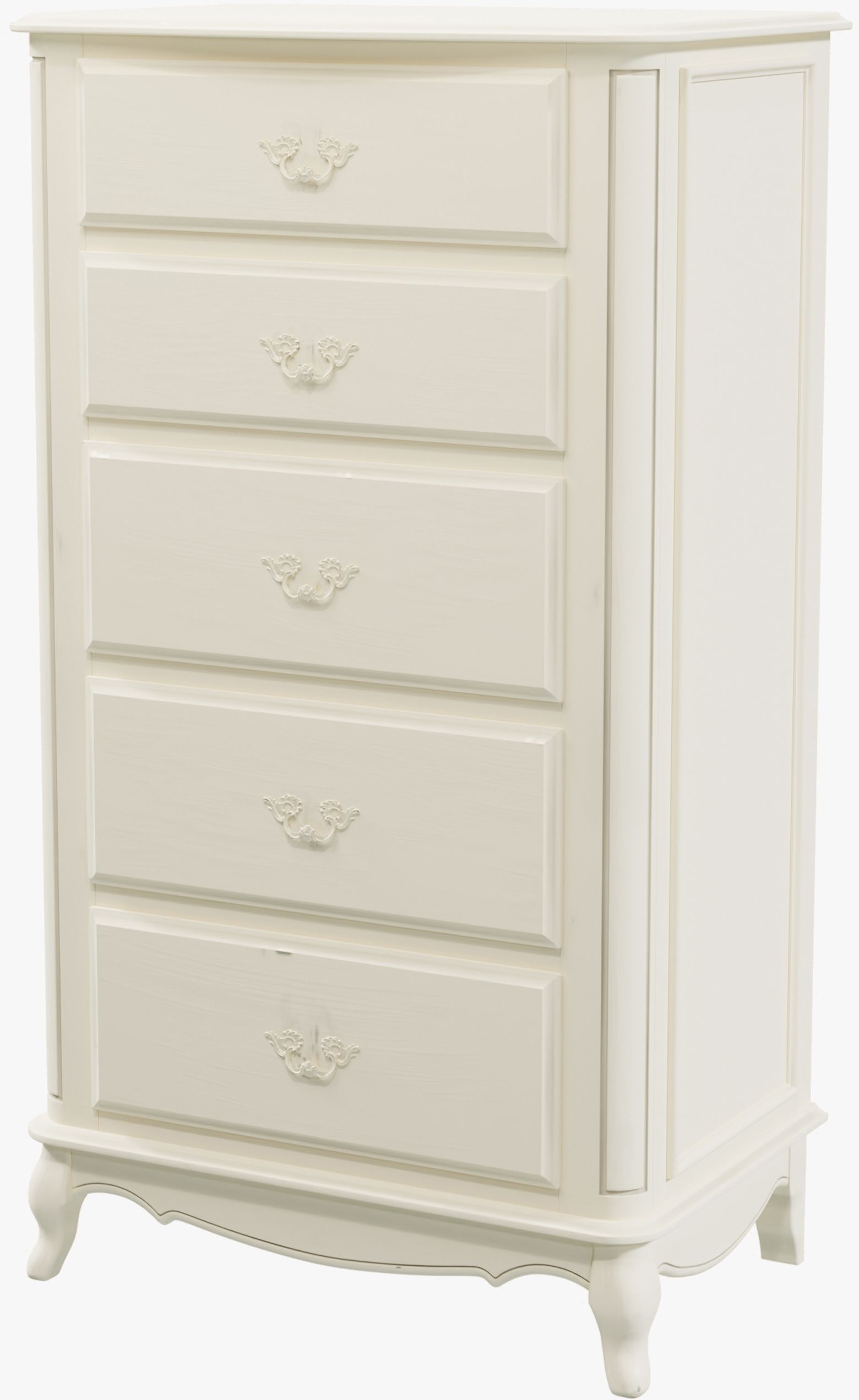 Laura Ashley Provencale Ivory 5 Drawer Tall Chest