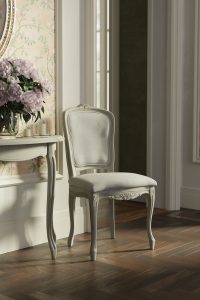 Laura Ashley Provencale Dove Grey Pair of Dining Chairs in Adele | Shackletons