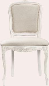 Laura Ashley Provencale Dove Grey Pair of Dining Chairs in Adele | Shackletons