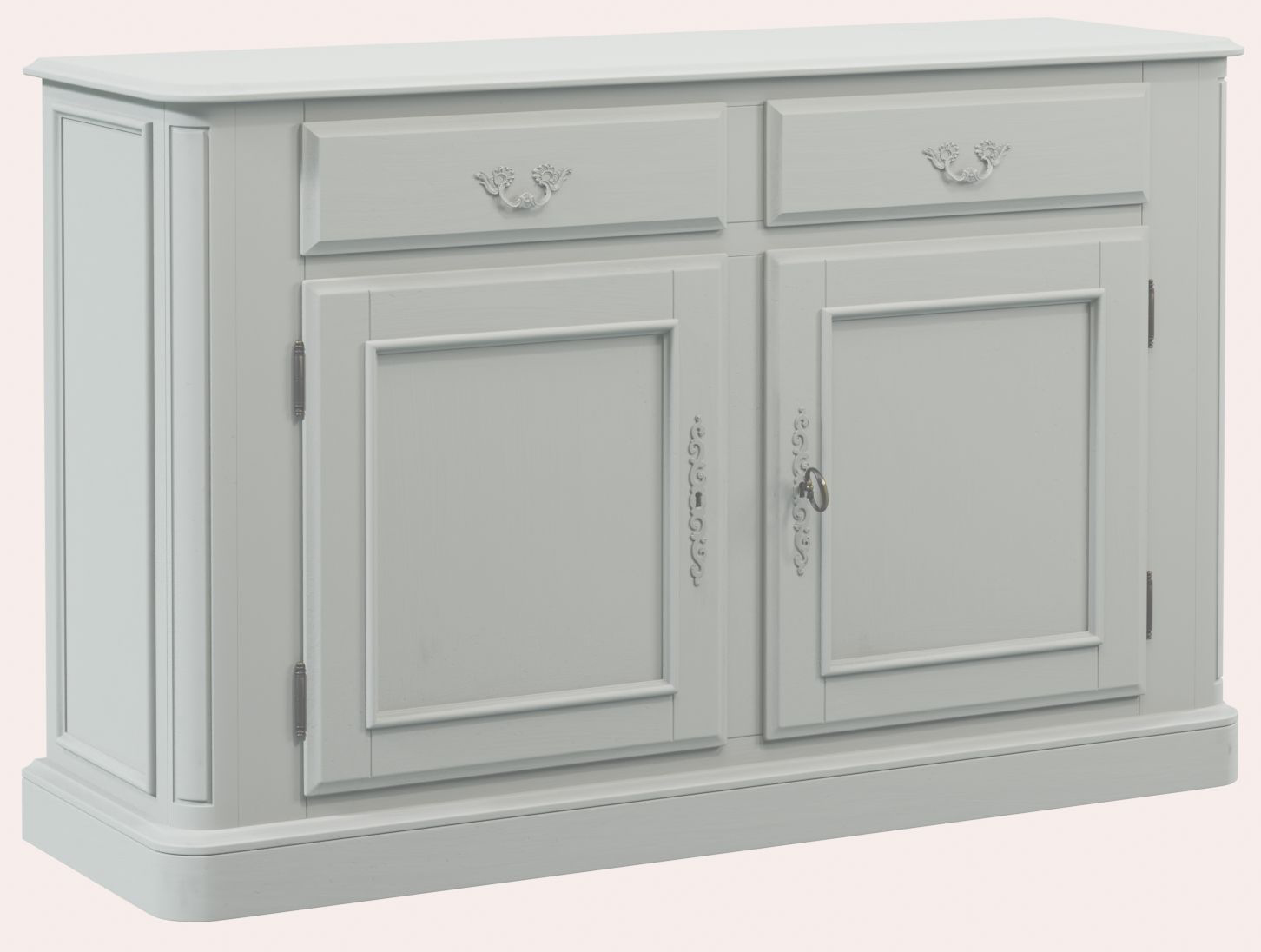 Laura Ashley Provencale Dove Grey 2 Door 2 Drawer Sideboard