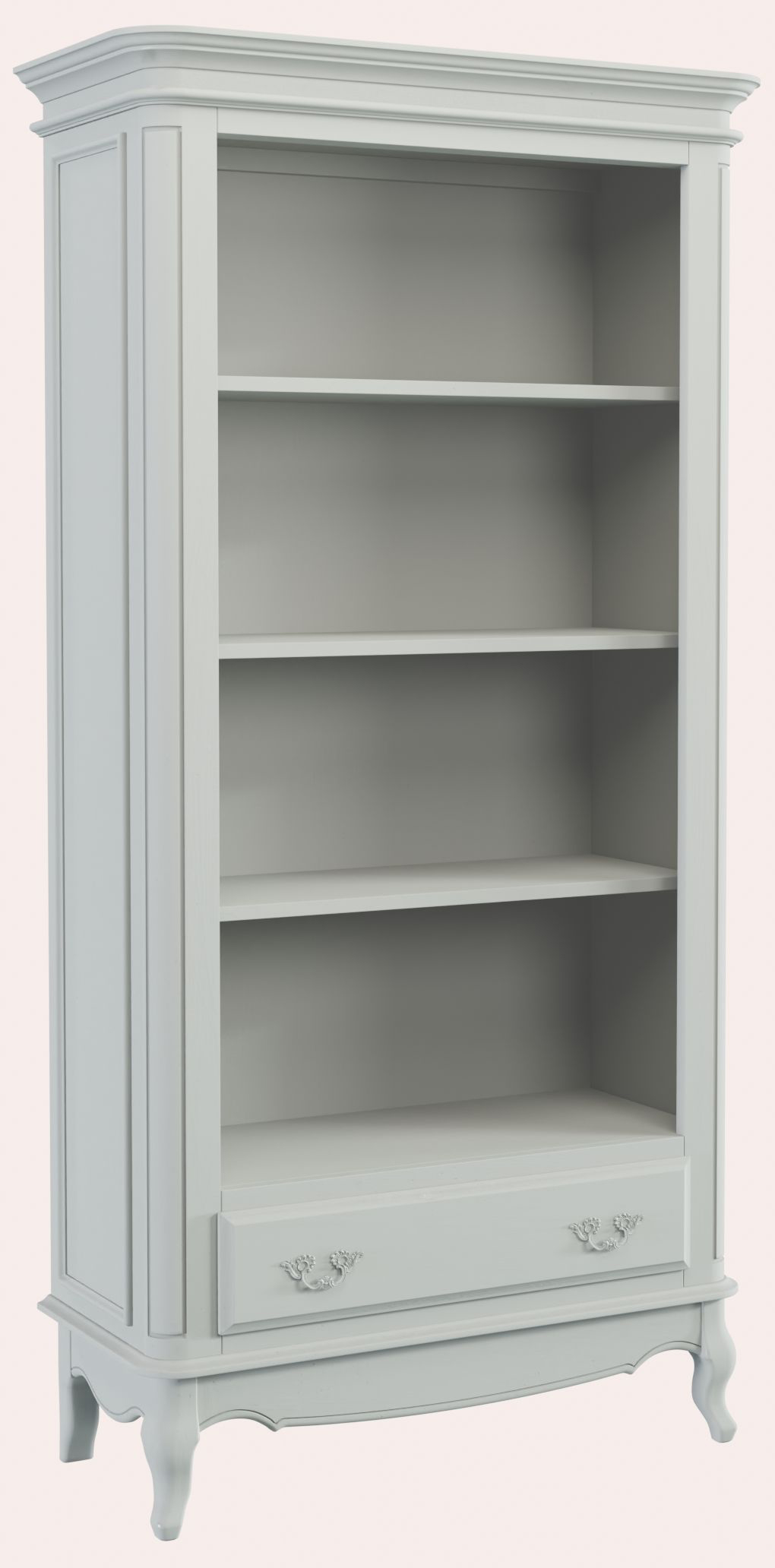 Laura Ashley Provencale Dove Grey 1 Drawer Bookcase