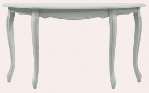 Laura Ashley Provencale Dove Grey Half Moon Console Table | Shackletons