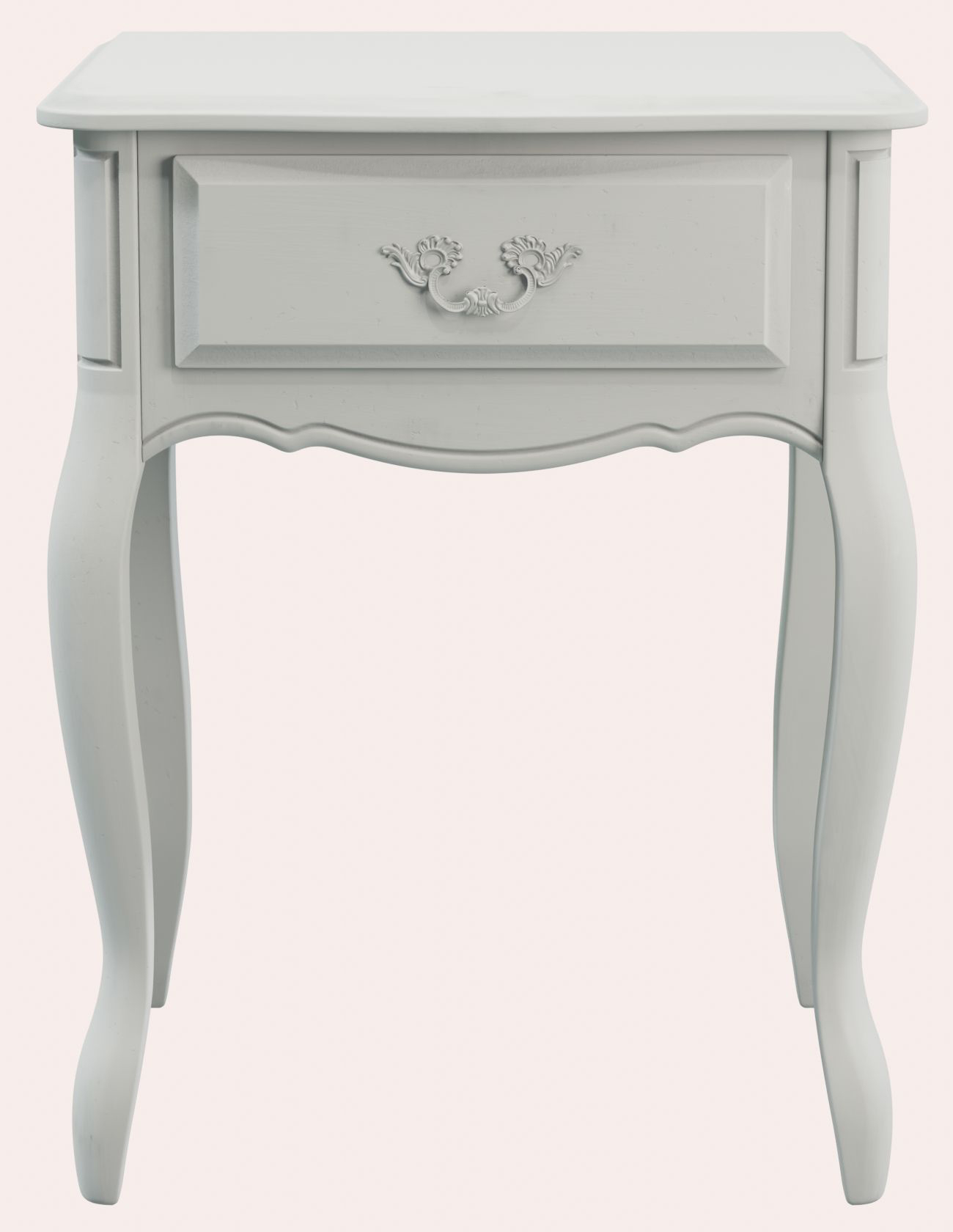 Laura Ashley Provencale Dove Grey 1 Drawer Side Table