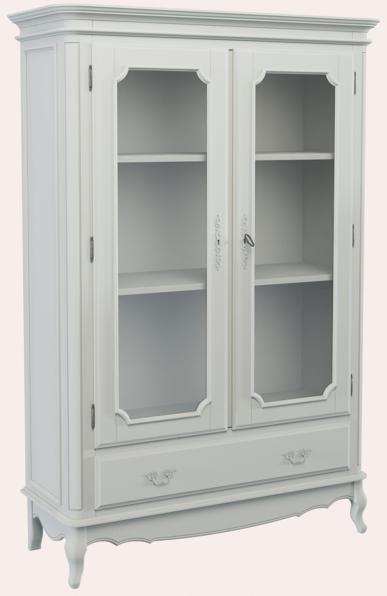 Laura Ashley Provencale Dove Grey 2 Door 1 Drawer Armoire