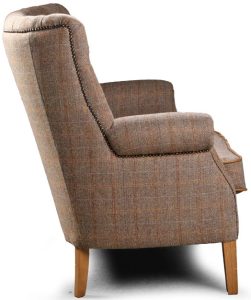 Hexham 2 Seat Sofa Sofa in Hunting Lodge Harris Tweed Fabric | Shackletons