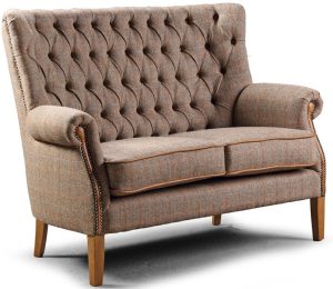 Hexham 2 Seat Sofa Sofa in Hunting Lodge Harris Tweed Fabric | Shackletons