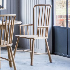 Gallery Direct Wycombe Carver Dining Chair Set of 2 | Shackletons