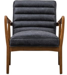 Gallery Direct Datsun Armchair Antique Ebony | Shackletons