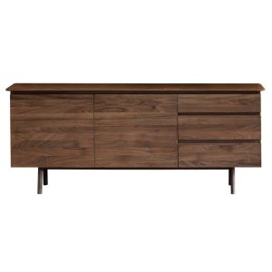 Gallery Direct Madrid 2 Door3 Doorwr Sideboard Walnut | Shackletons