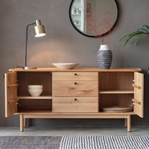 Gallery Direct Kingham 2 Door 3 Drawer Sideboard | Shackletons