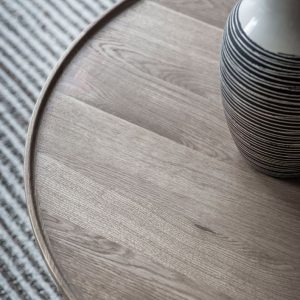 Gallery Direct Kingham Round Coffee Table Grey | Shackletons