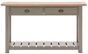 Gallery Direct Eton 2 Drawer Console Prairie | Shackletons