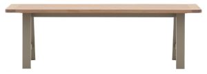 Gallery Direct Eton Trestle Bench Prairie | Shackletons