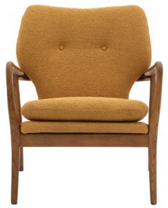 Gallery Direct Jensen Armchair Ochre | Shackletons