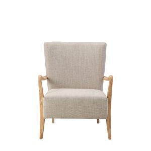 Gallery Direct Chedworth Armchair Natural Linen | Shackletons