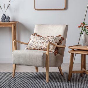 Gallery Direct Chedworth Armchair Natural Linen | Shackletons