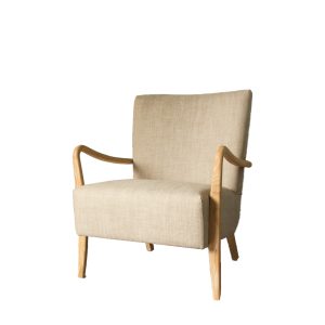 Gallery Direct Chedworth Armchair Natural Linen | Shackletons