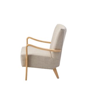 Gallery Direct Chedworth Armchair Natural Linen | Shackletons