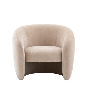 Gallery Direct Curvo Armchair Cream | Shackletons