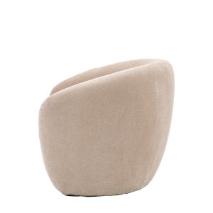 Gallery Direct Curvo Armchair Cream | Shackletons