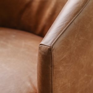 Gallery Direct Tindon Armchair Vintage Brown Leather | Shackletons