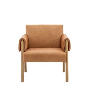 Gallery Direct Stratford Armchair Brown Leather | Shackletons