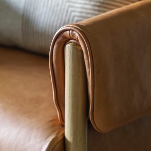 Gallery Direct Stratford Armchair Brown Leather | Shackletons