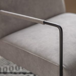 Gallery Direct Chartham Armchair Grey | Shackletons