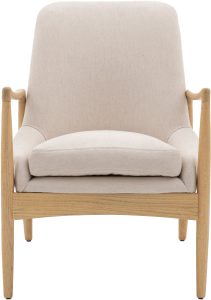 Gallery Direct Carrera Armchair Natural Linen | Shackletons