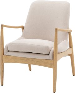 Gallery Direct Carrera Armchair Natural Linen | Shackletons