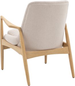 Gallery Direct Carrera Armchair Natural Linen | Shackletons