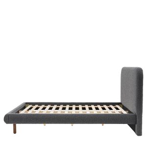 Gallery Direct Rabley 5 Bedstead Charcoal | Shackletons