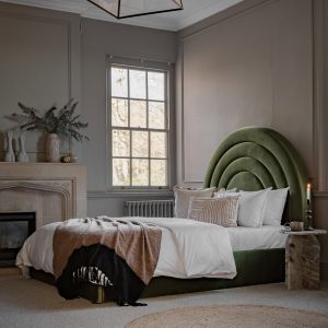 Gallery Direct Arch 5 Bedstead Olive | Shackletons