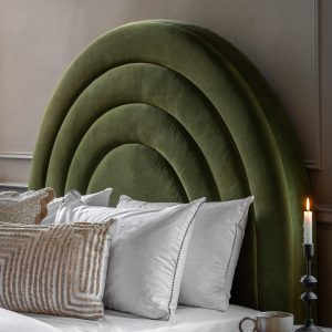 Gallery Direct Arch 5 Bedstead Olive | Shackletons